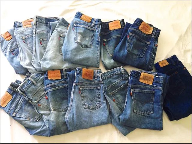 お気に入りのヴィンテージリーバイスの一部。