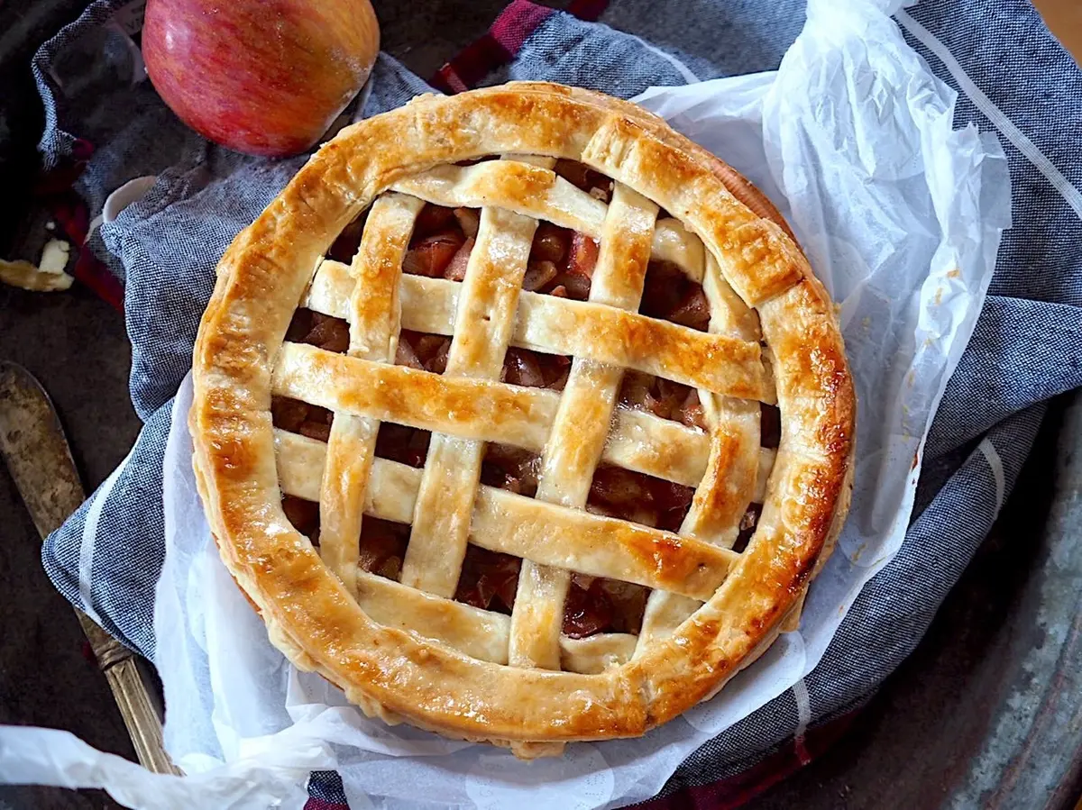 紅玉リンゴがびっしり詰まったVeganアの画像_3