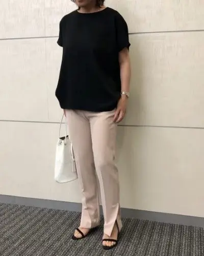 E by eclat コクーンブラウス ￥10,890