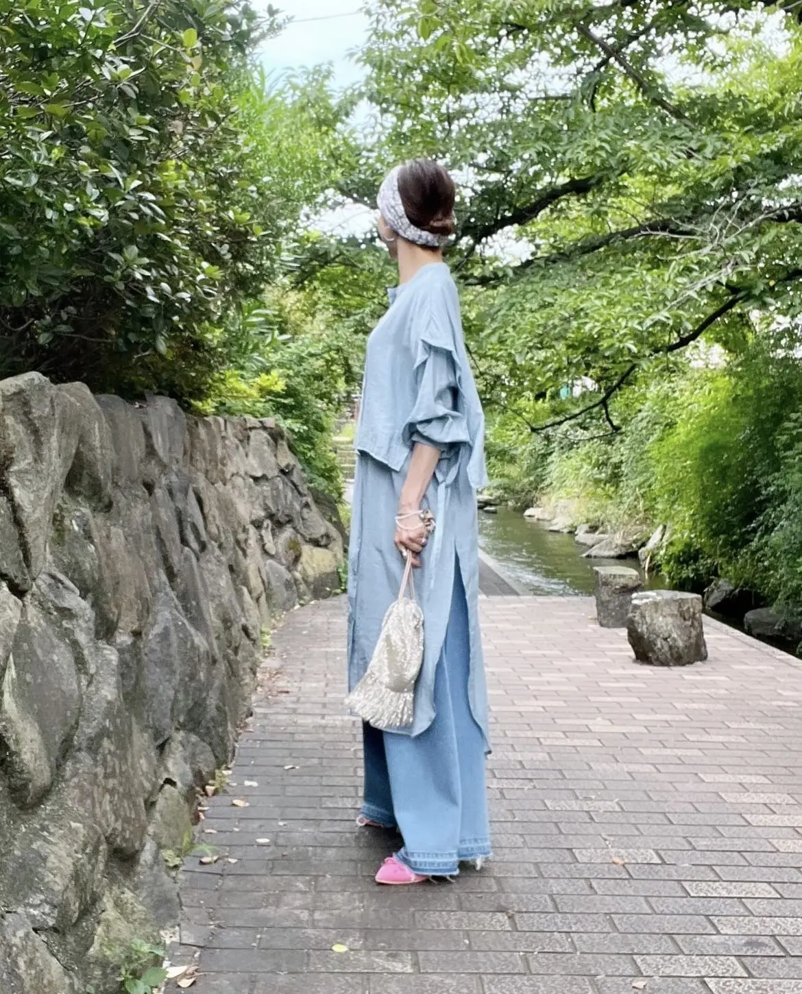 ZARAキラキラビーズbag★4コーデの画像_10