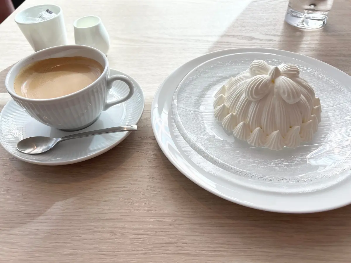 コーヒーとマロンシャンテリー