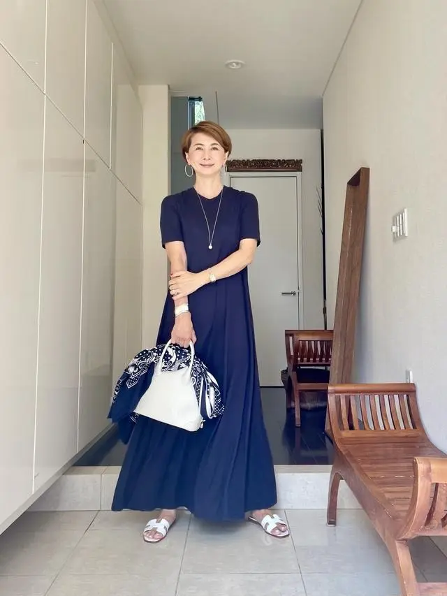 華組ワンピースコーデ