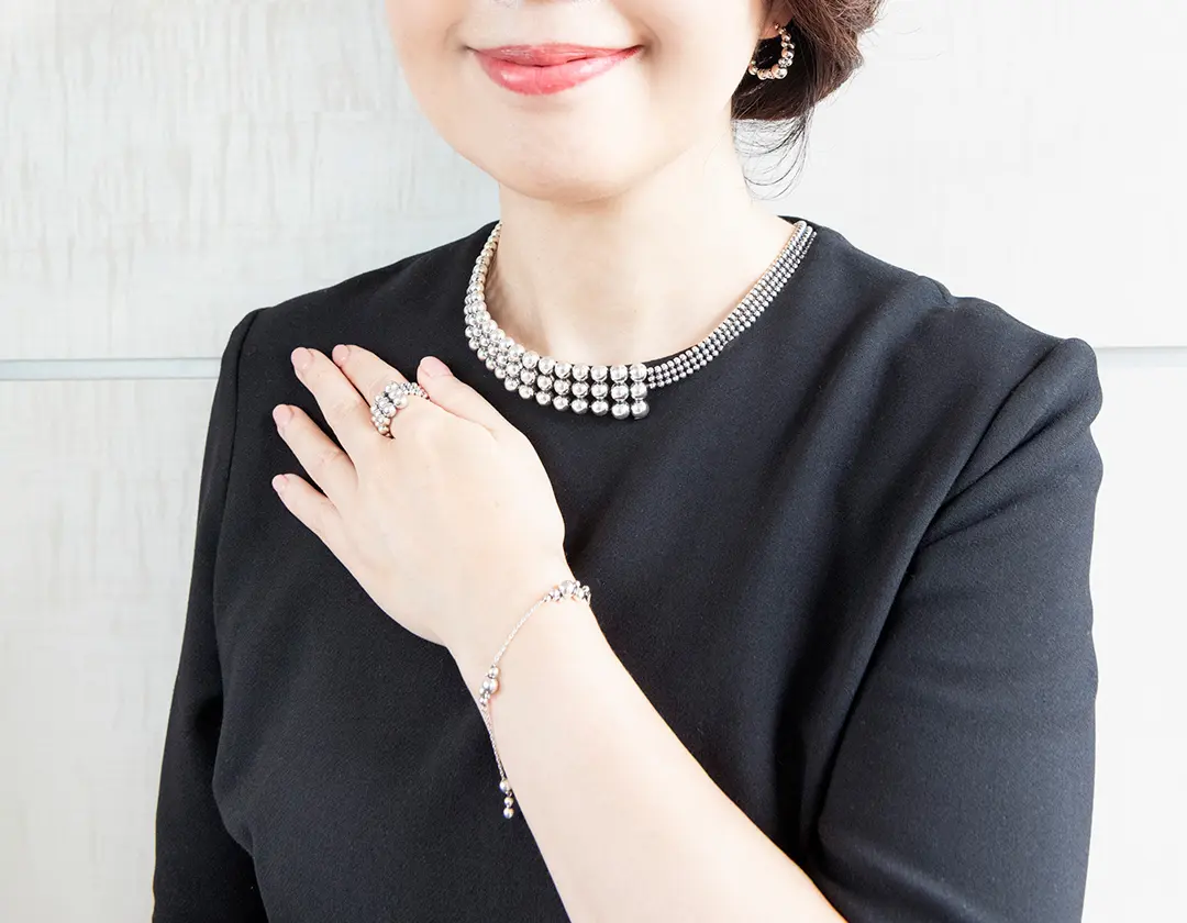 ムーンライト グレープ　ブレスレッド