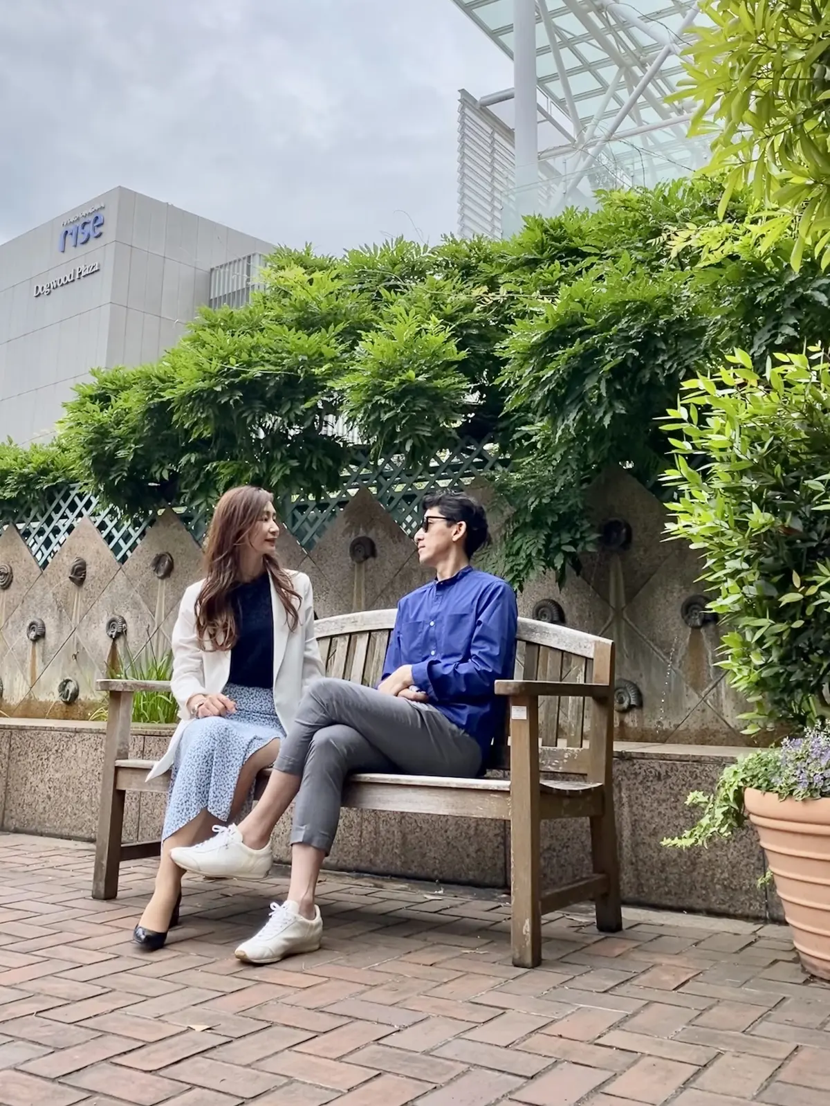 旦那様とお揃いのブランド「lealta.M」を着て