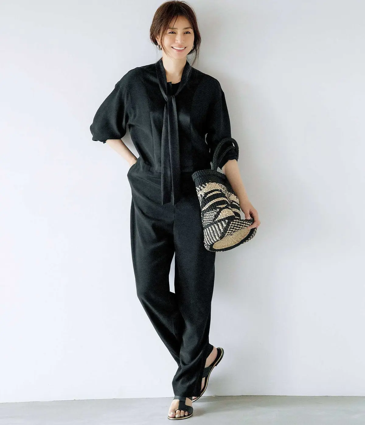 井川遥さんが着る"涼しげで美しい人に見える服"「loin.」のオールインワン