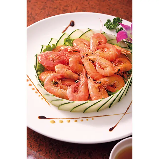 絶品蒸しエビ。清蒸蝦（チンゼンシャー）NTD550