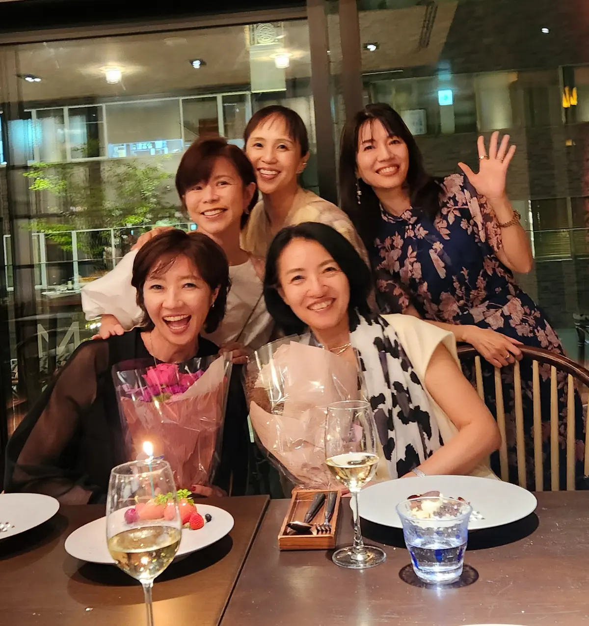 銀座のホテルレストランでお誕生日のお祝いの画像_18