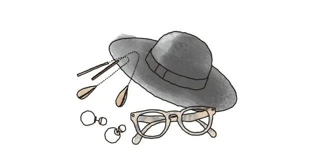 “顔元年”が到来！帽子、ピアス、メガネ、首から上につける小物が吉。