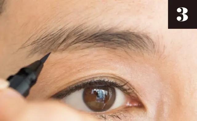 リキッドで一本一本描いていく