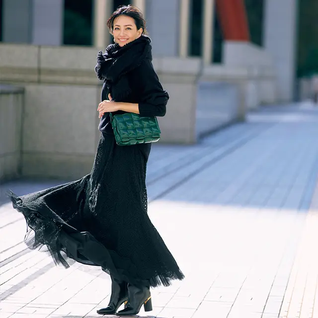 エアリー×ボリューミー。 重量感にメリハリを