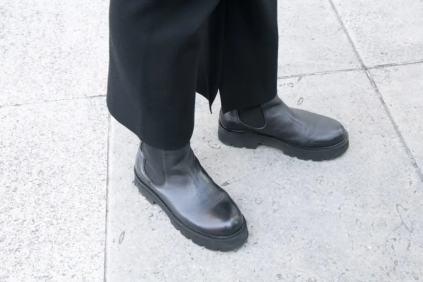 ファッションエディター・坪田あさみさんのブーツ