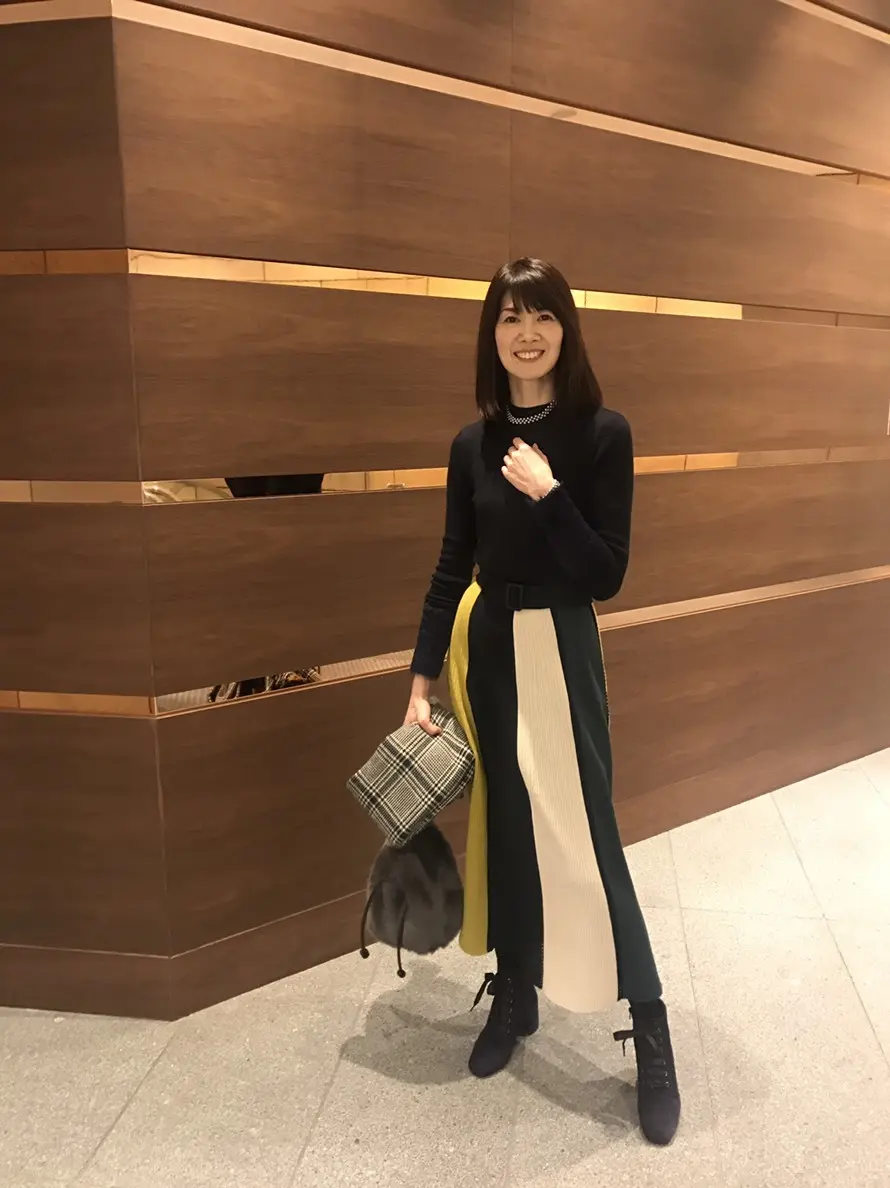 配色スカートの画像_2