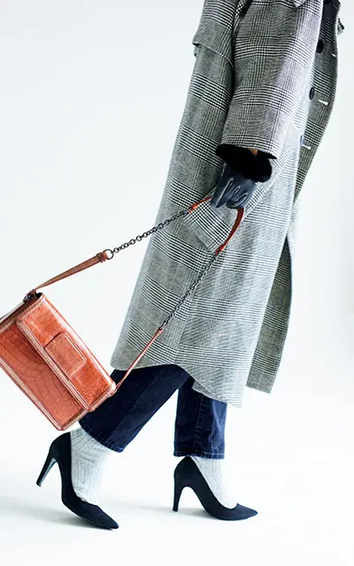 ボトムと靴をつなぐ、タイツやソックスの選の画像_3