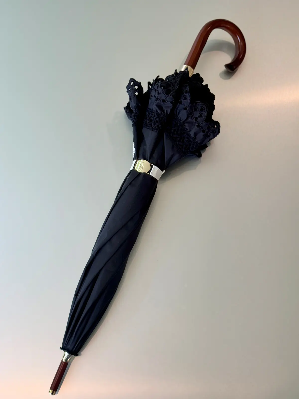 エクラ 華組 根村麻里さん愛用の日傘「ラルフ ローレン」