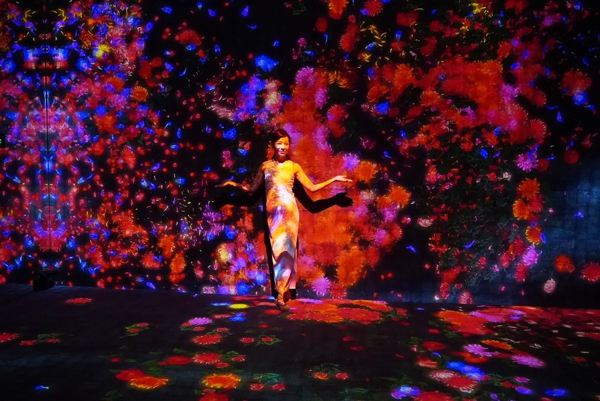 チームラボボーダレス②　～モデル気分～の画像_3