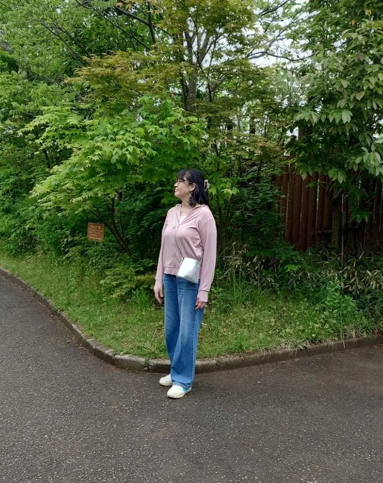 動物園の私、全身