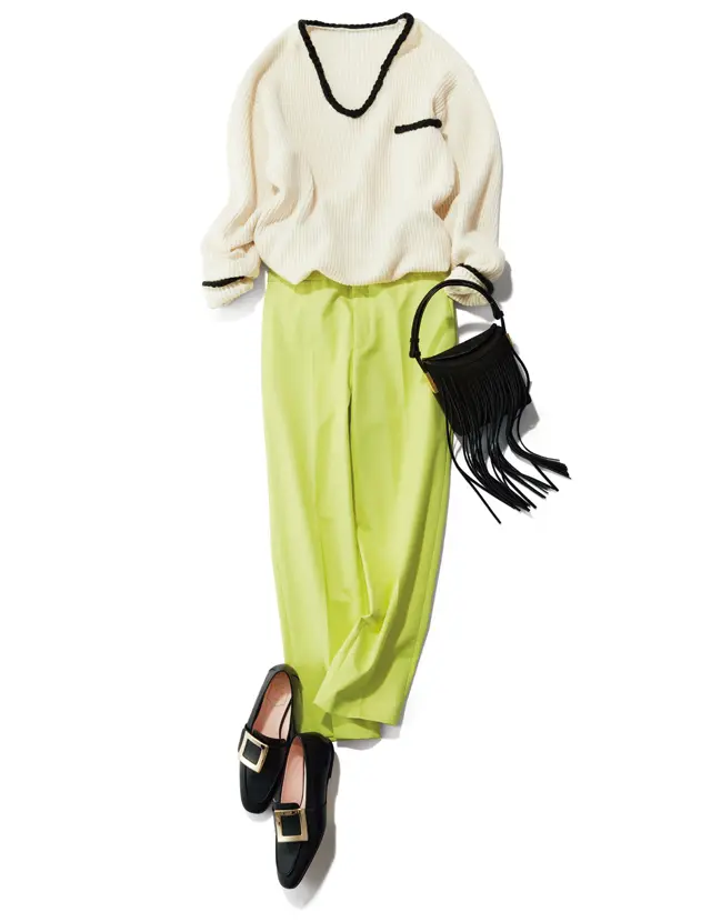 品のよい遊び心でこなれたカジュアルスタイルに