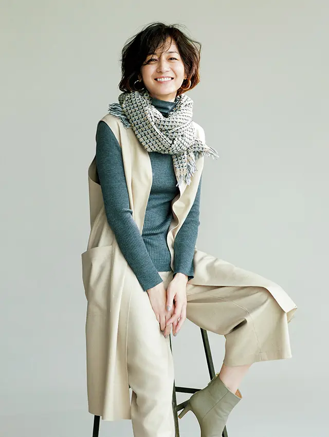 【ロングジレ】セットアップで着こなせばこなれ感を演出してくれる