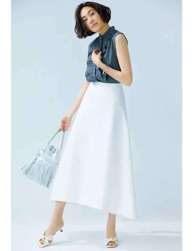 白ロングスカート