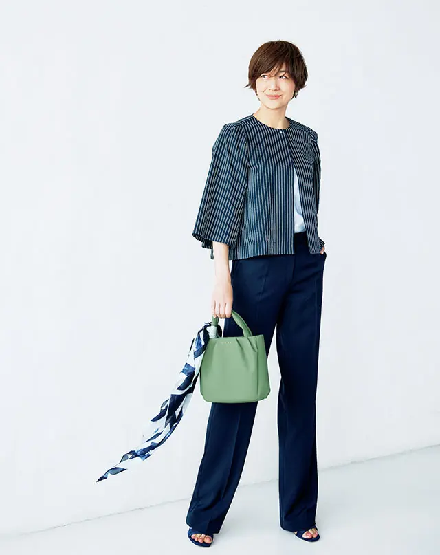 旬バランスで着こなせる軽やかジャケットがあれば初夏のお出かけが洗練される