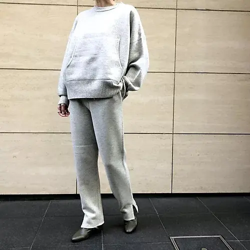 PROTAGONISTA カシミヤ混ニットパンツ ￥31,900