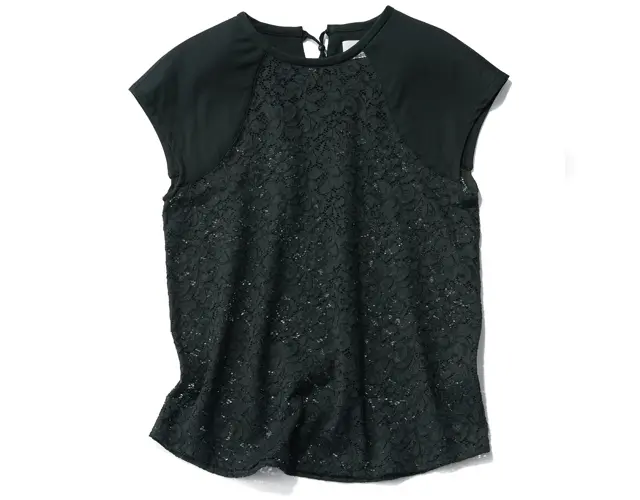 ロキトの黒レースブラウス