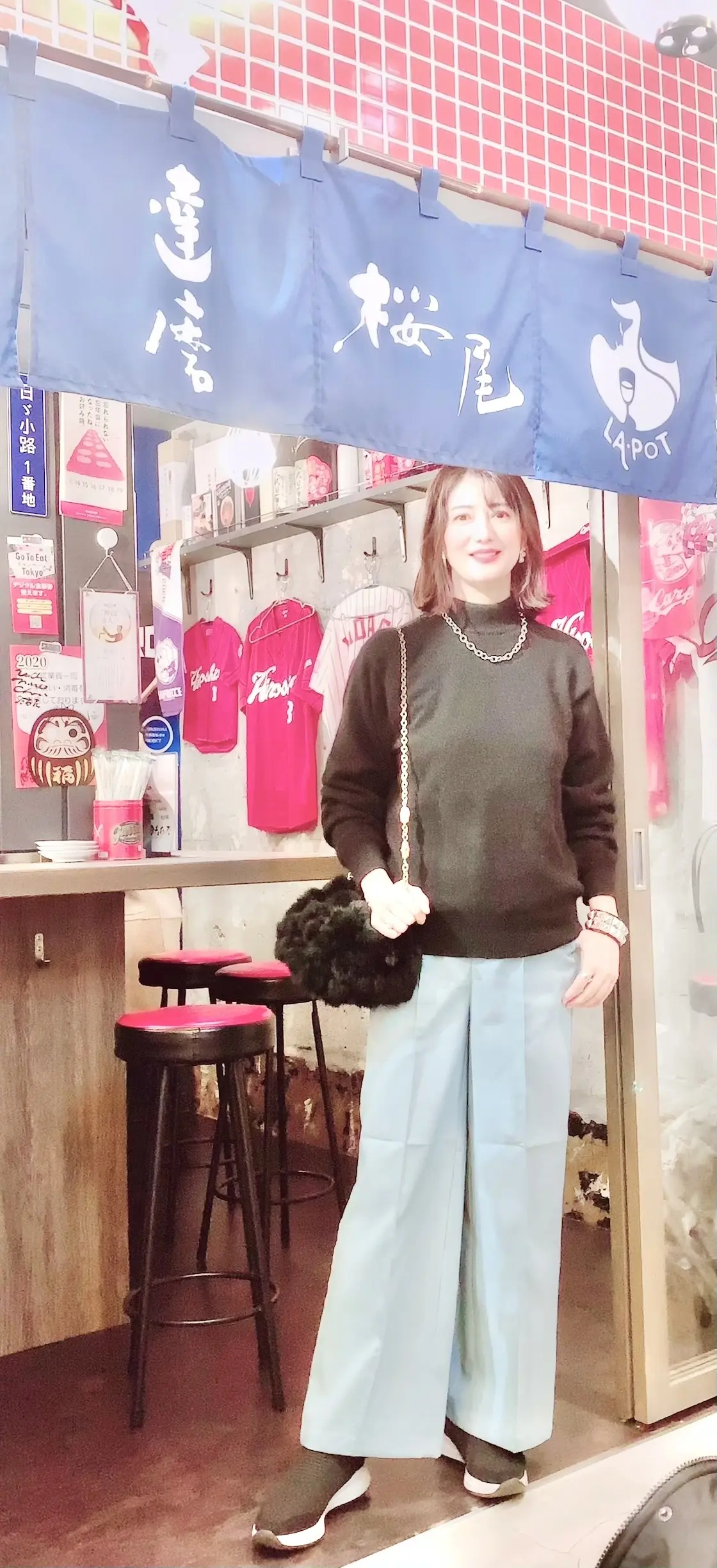  GUくすみパステルパンツでご近所への画像_3