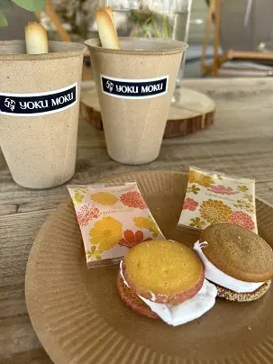 秋空の下、ヨックモックのスイーツとグランの画像_3