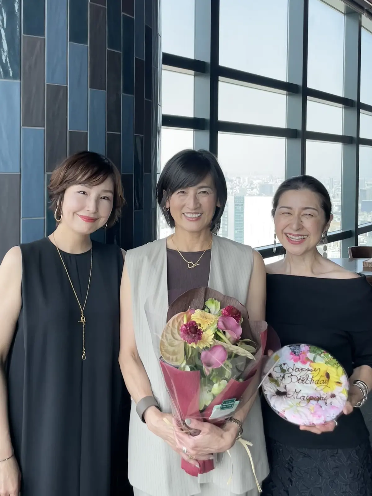 Prime42 steakhouse & sky barでの記念写真