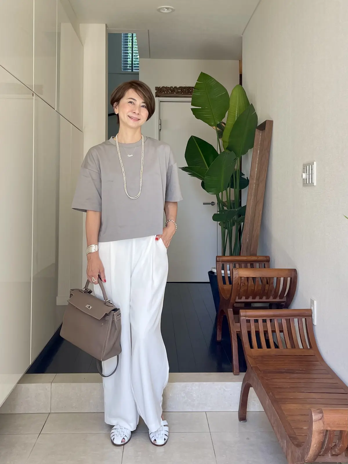 村山佳世子×SLONE　ショート丈Tシャの画像_7