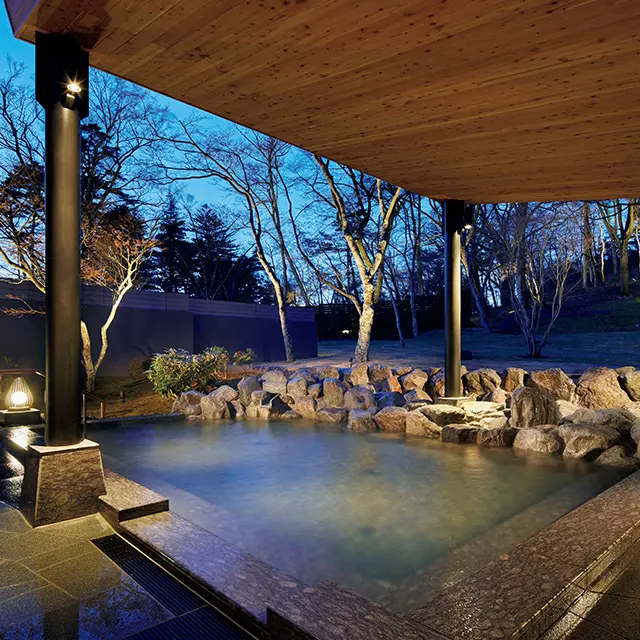 温泉棟「MOMIJI HOT-SP RING」