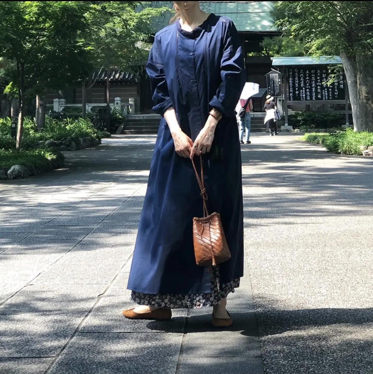 ゆらり花柄スカート❤︎着回し５パターンの画像_9