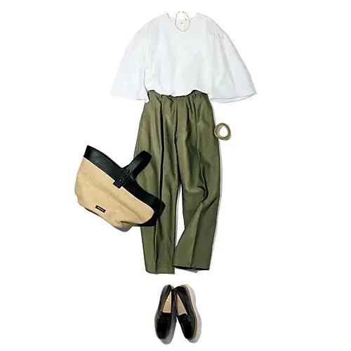 【こなれて見え初夏パンツコーデ３選】＼おの画像_3