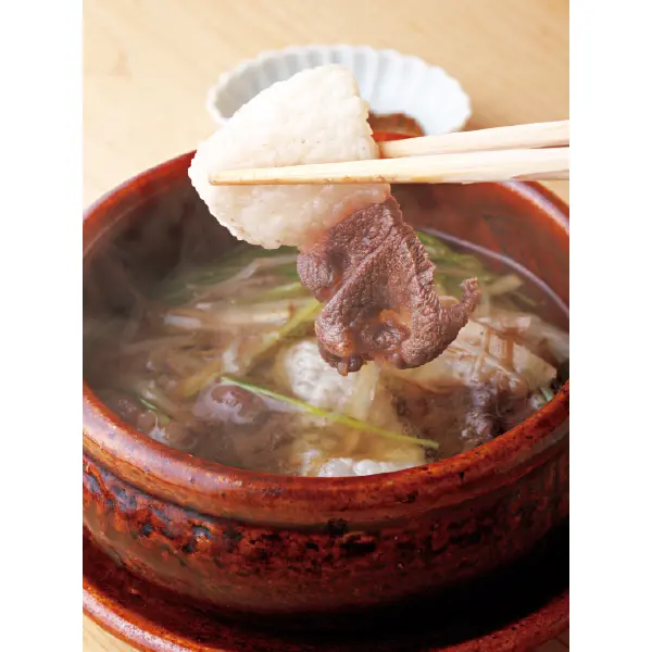 京都北大路にある和食レストラン「悠々」の熊鍋