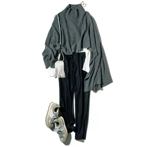 ADAWAS ウォッシャブルカシミヤニット ￥30,800