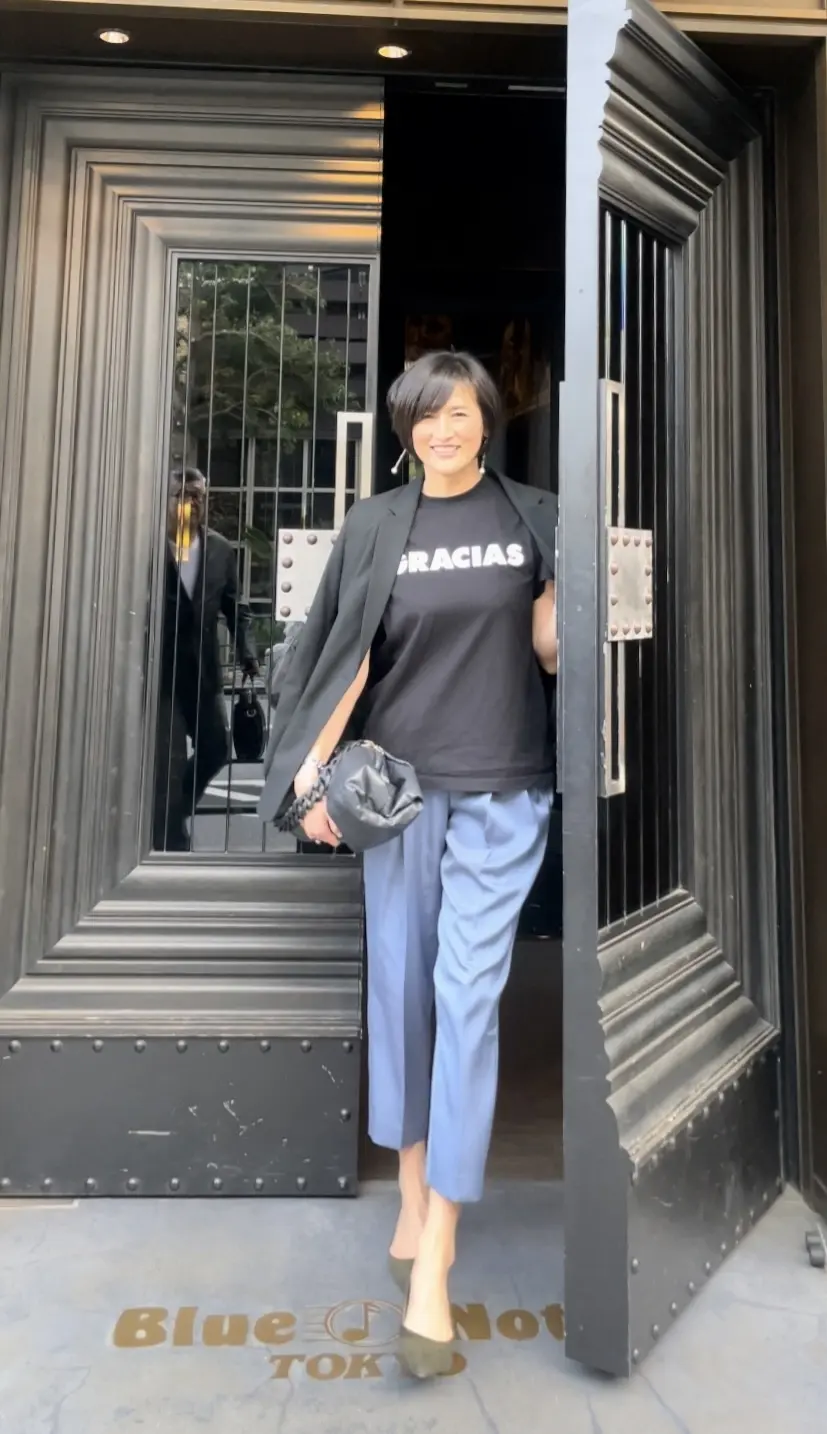 E by eclat 艶タックテーパードの画像_6