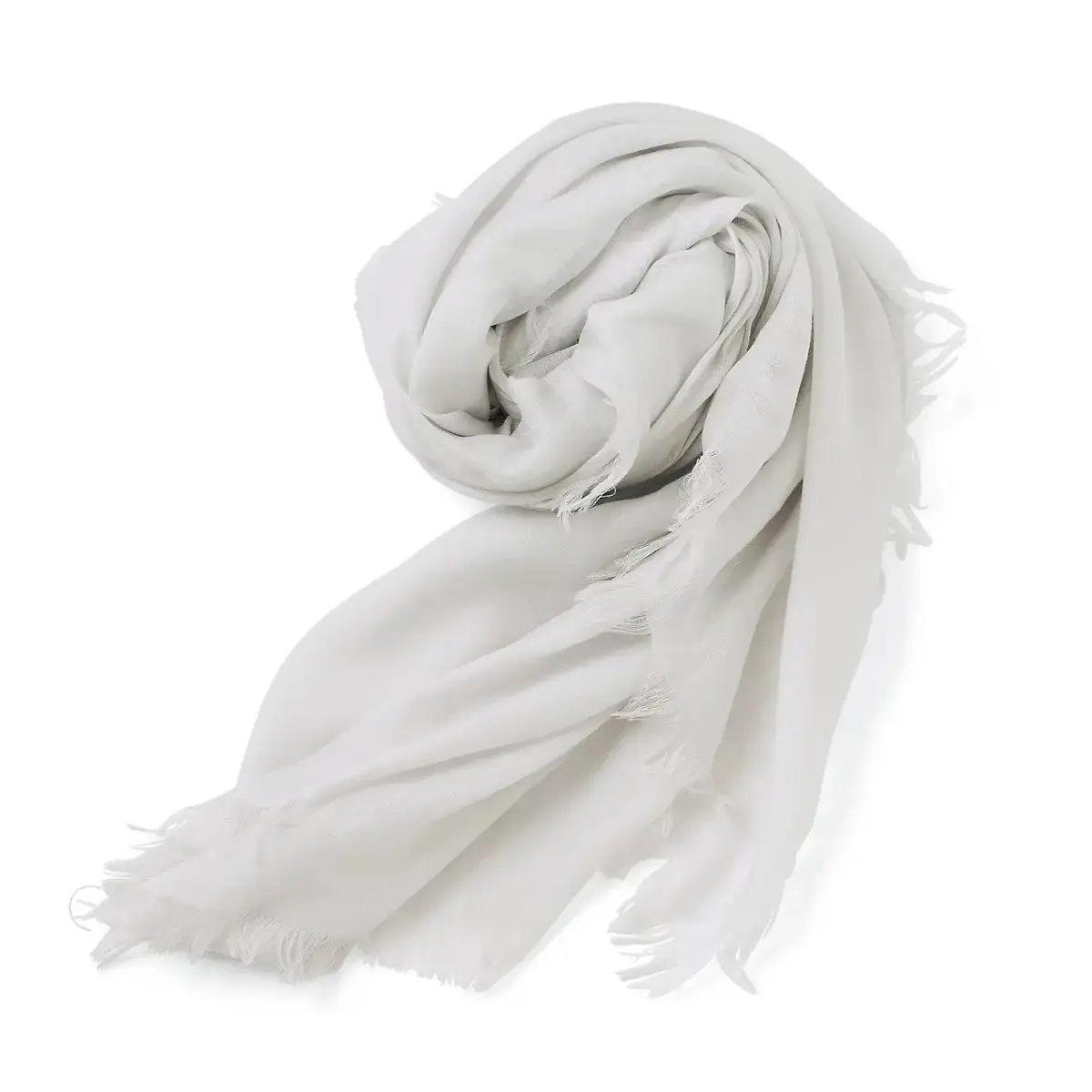 ASAUCE MELER×éclat リネンモダールシルクメランジュ ソリッドストール