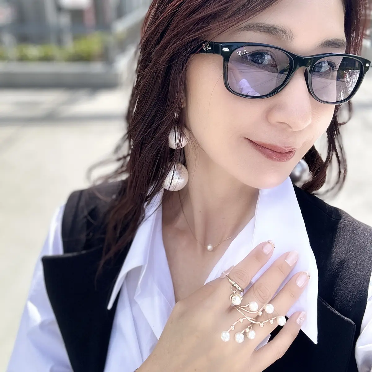 秋コーデ〜白シャツ編〜の画像_6