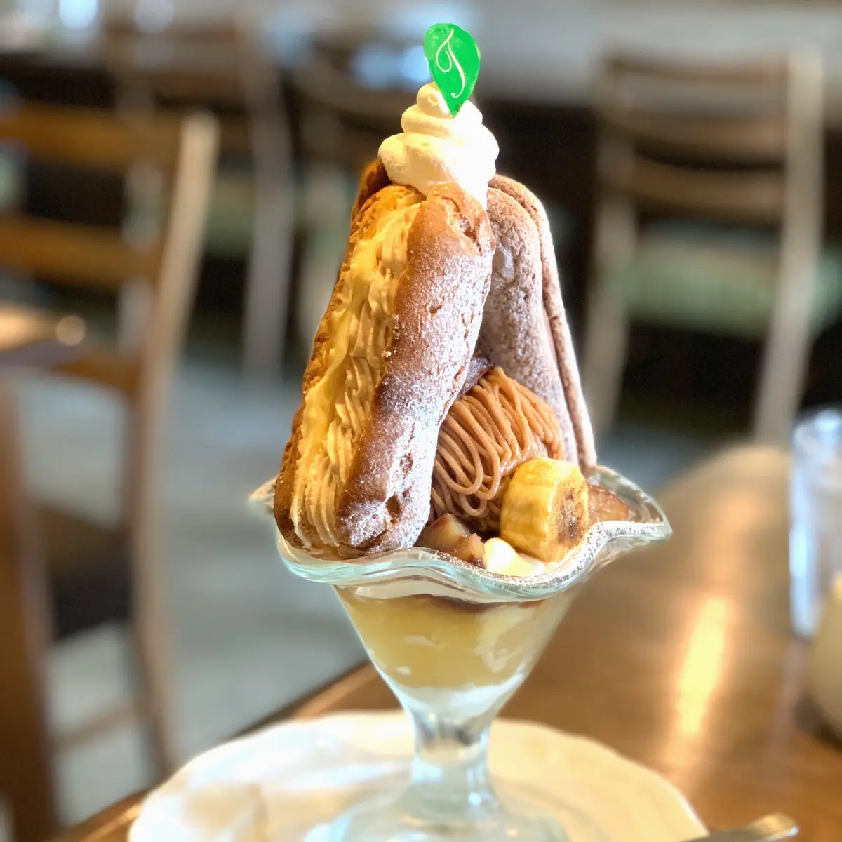 秋スイーツ✿モンブランパフェいただきましの画像_2