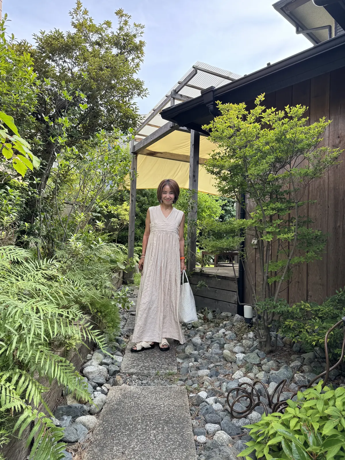 夏の涼やかリネンワンピース2stylinの画像_6