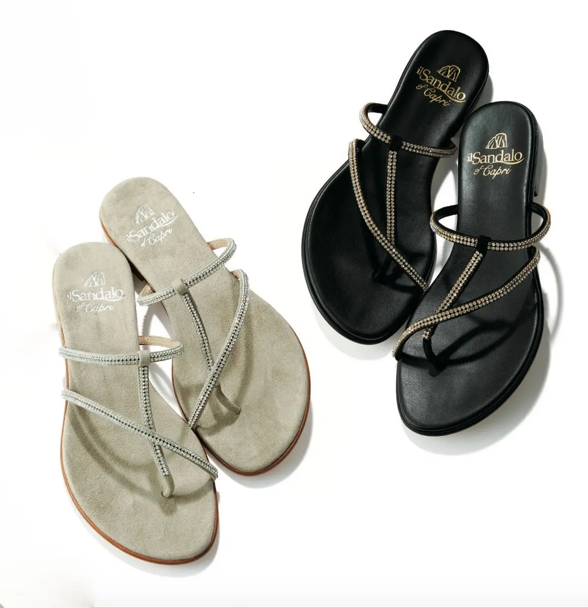 徳原文子 × il Sandalo of Capri ビジューサンダル