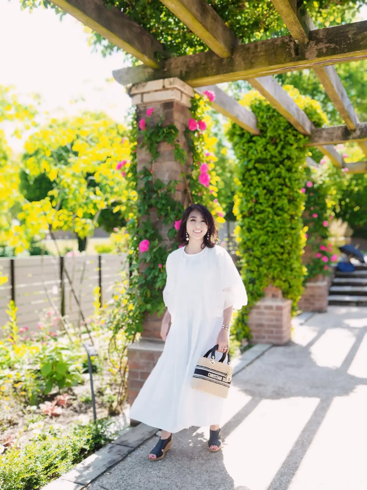 初夏の白ワンピコーデで♡ぎふワールド・ロの画像_17