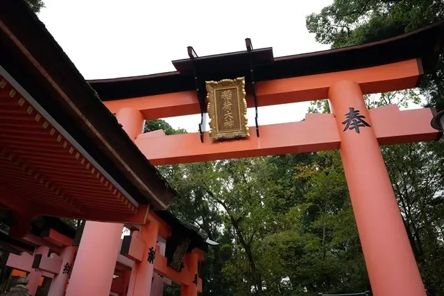 京都伏見稲荷大社の鳥居