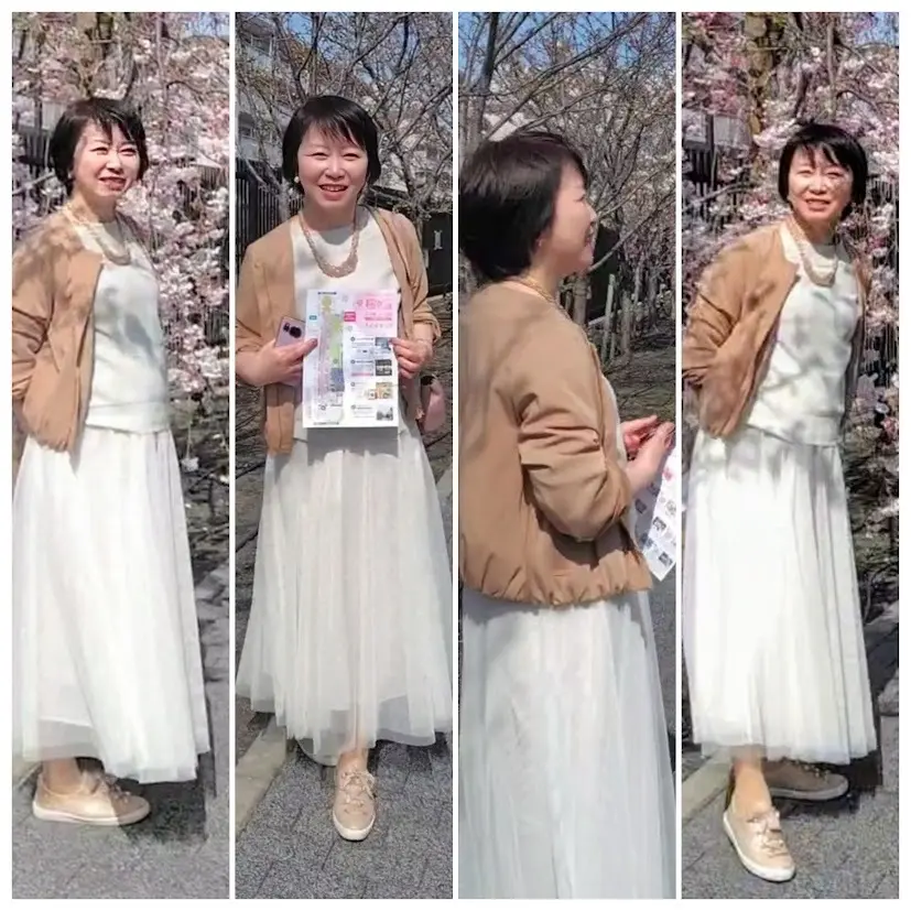 チュールスカートで造幣局「桜のさんぽ道」の画像_1