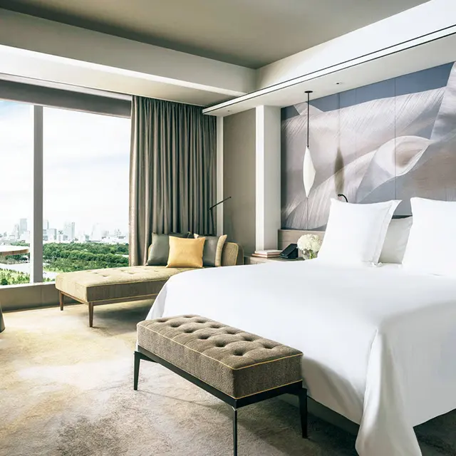 デラックスルーム 皇居御苑ビュー。