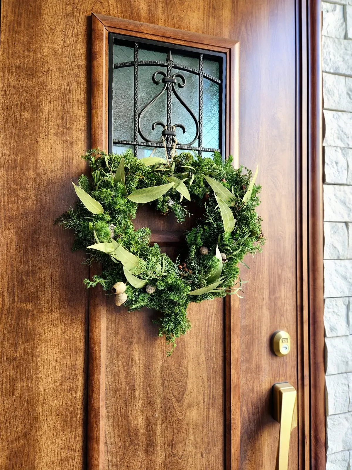 ハート型のクリスマスリースを作りました♡の画像_14