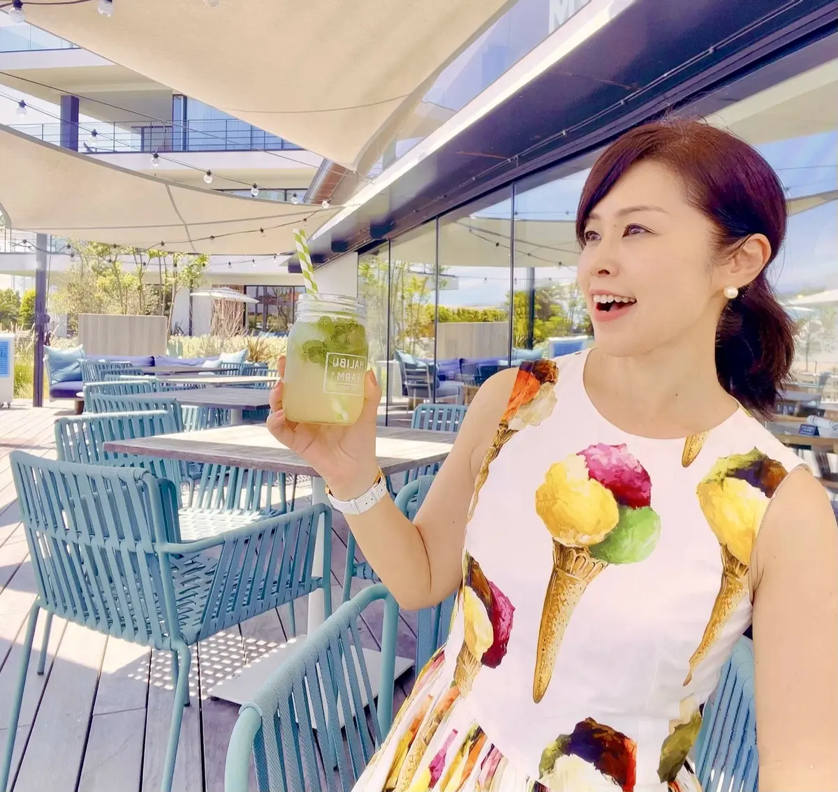 Malibu Farm テラス席