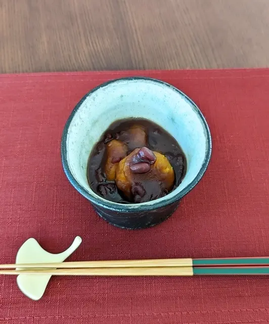 かぼちゃだんごのお汁粉