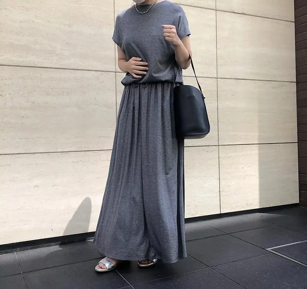 HAUNT×eclat 洗えるジャージードレス