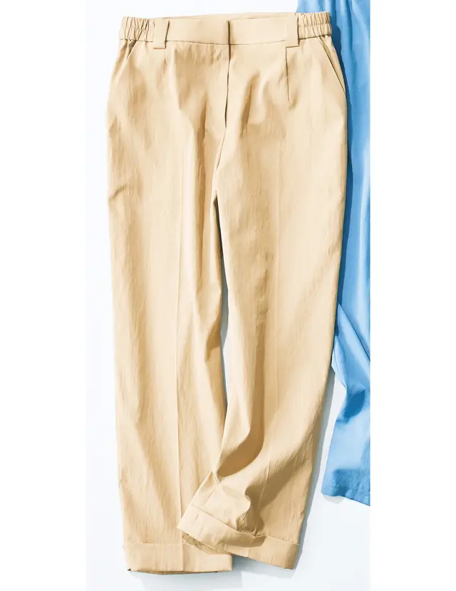 ゆとりが細見えに直結するクロップト